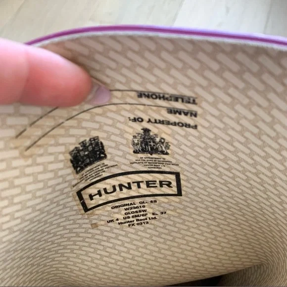 Hunter Purple Marionberry Rain Boots - Picture 4 of 7